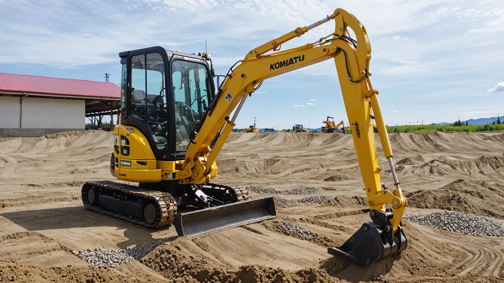 мини-экскаватор Komatsu PC35MR-3